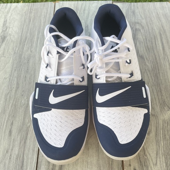 Nike Alpha Menace Turf Low Football Cleats Men 12.5 Blue BV3997-100 NEW - Picture 2 of 13